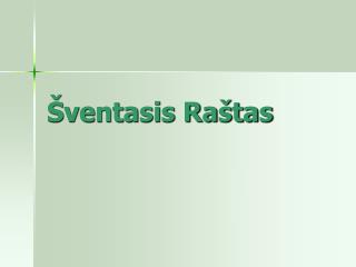 Šventasis Raštas