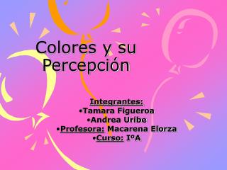 Colores y su Percepción