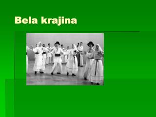 Bela krajina