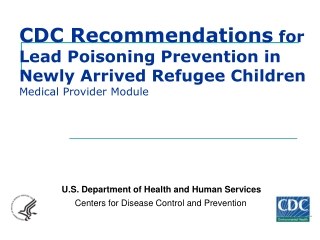 U.S. Department of Health and Human Services Centers for Disease Control and Prevention
