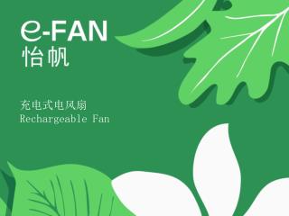 充电式电风扇 Rechargeable Fan