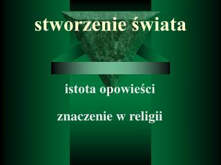 stworzenie świata