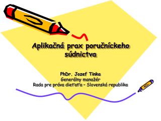 Aplikačná prax poručníckeho súdnictva