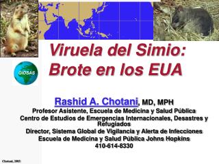 Viruela del Simio: Brote en los EUA