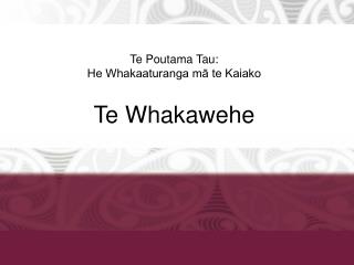 Te Poutama Tau: He Whakaaturanga mā te Kaiako Te Whakawehe