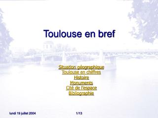 Toulouse en bref