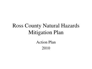 Ross County Natural Hazards Mitigation Plan