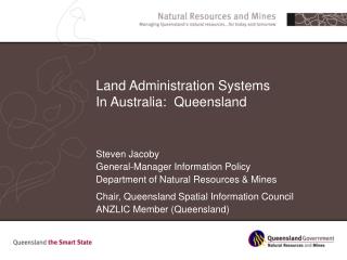 Land Administration Systems In Australia: Queensland