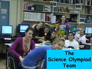 The Science Olympiad Team