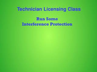 Technician Licensing Class