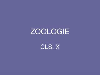 ZOOLOGIE