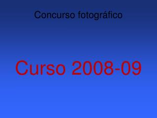 Concurso fotográfico