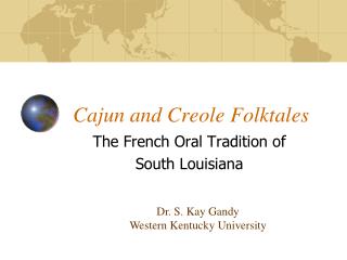 Cajun and Creole Folktales