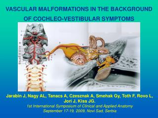 VASCULAR MALFORMATIONS IN THE BACKGROUND OF COCHLEO-VESTIBULAR SYMPTOMS