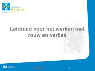 Leidraad voor het werken met rouw en verlies