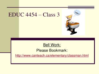 EDUC 4454 – Class 3