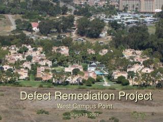 Defect Remediation Project