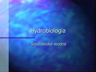 Hydrobiologia