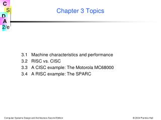 Chapter 3 Topics