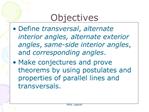 Objectives