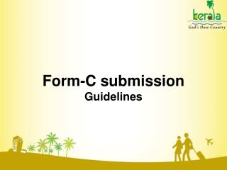 Form-C submission Guidelines