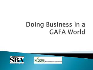 Doing Business in a GAFA World