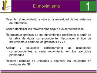 El movimiento