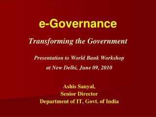 e-Governance