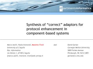 Synthesis of “correct” adaptors for protocol enhancement in component-based systems