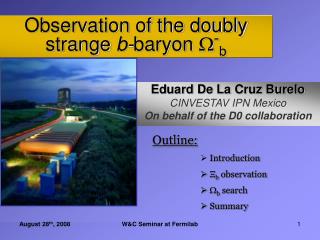 Observation of the doubly strange b- baryon  - b