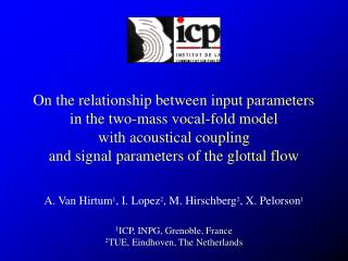 On the relationship between input parameters in the two-mass vocal-fold model