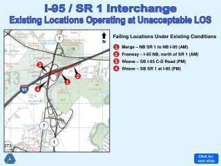 Merge – NB SR 1 to NB I-95 (AM)