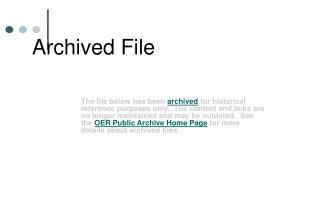 Archived File