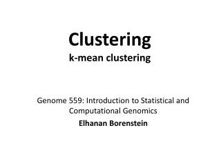 Clustering k-mean clustering