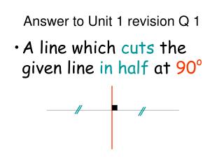 Answer to Unit 1 revision Q 1