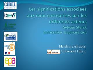 Mardi 15 avril 2014 Université Lille 3
