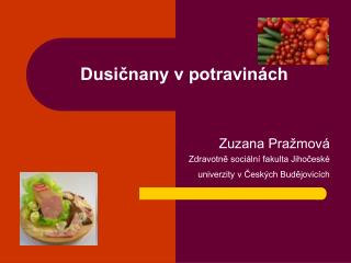 Dusičnany v potravinách