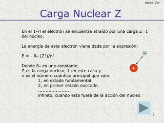 Carga Nuclear Z