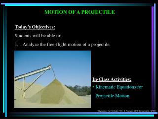 MOTION OF A PROJECTILE