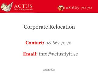 Corporate Relocation