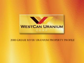 2010 Grease River Uranium Property Profile