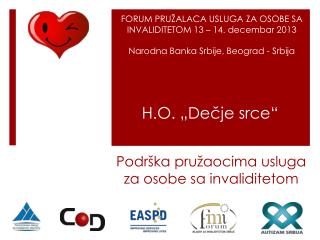 Podrška pružaocima usluga za osobe sa invaliditetom