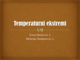 Temperaturni ekstremi