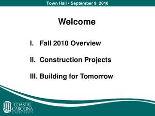 Town Hall • September 9, 2010