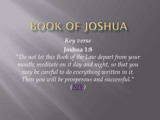 Book of Joshua