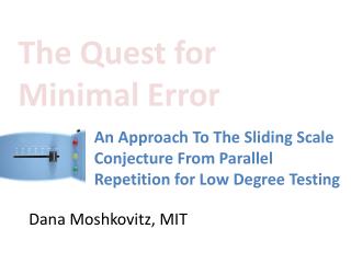An Approach To The Sliding Scale Conjecture From Parallel Repetition for Low Degree Testing