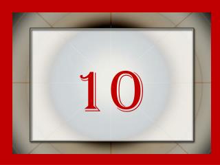 Countdown 10-1 Red Blast Off Show Timer