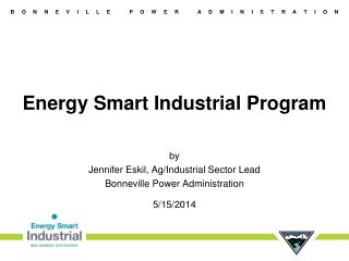 Energy Smart Industrial Program