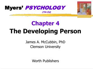 Myers’ PSYCHOLOGY 				(7th Ed)