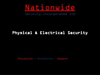 Physical &amp; Electrical Security